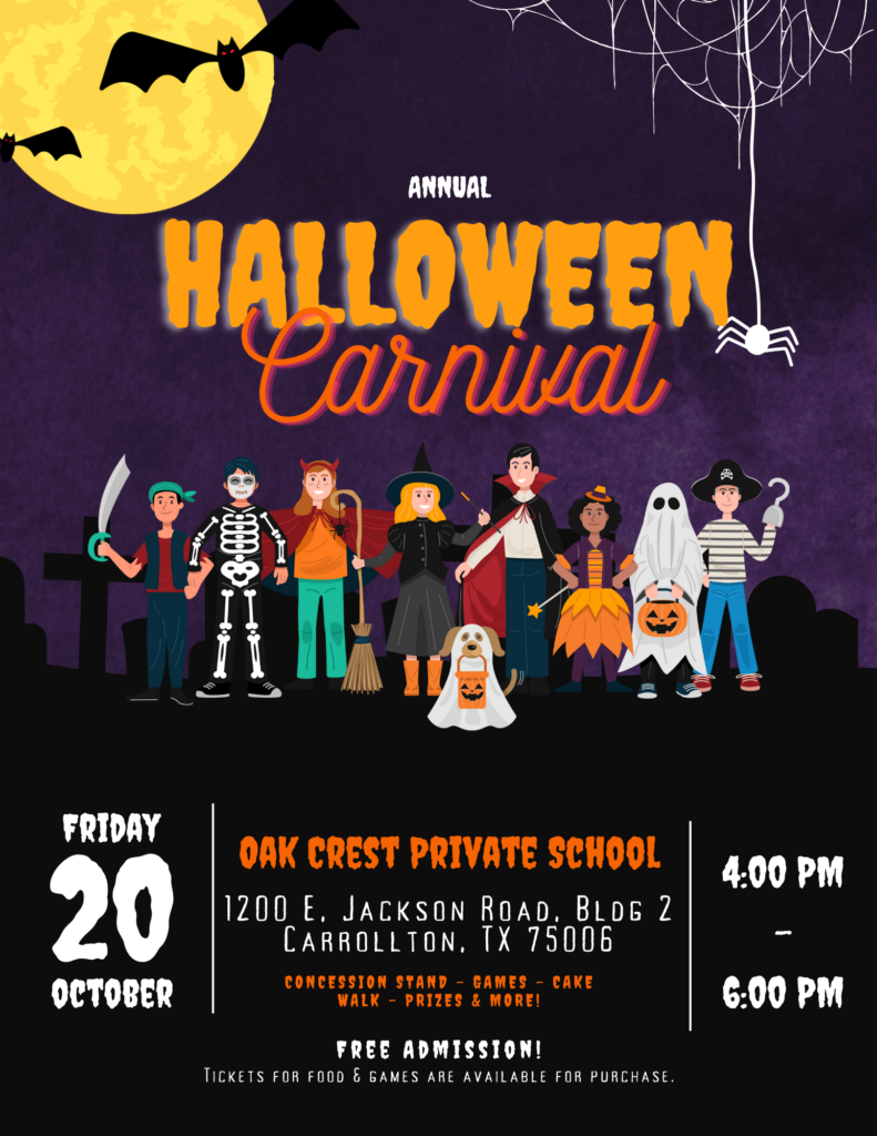 Annual Halloween Carnival poster